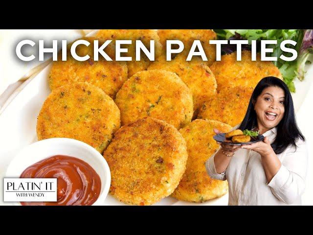 Easy HOMEMADE Chicken Patties | Chicken Cutlets