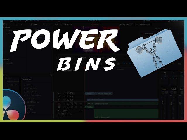 Power Bins in DaVinci Resolve