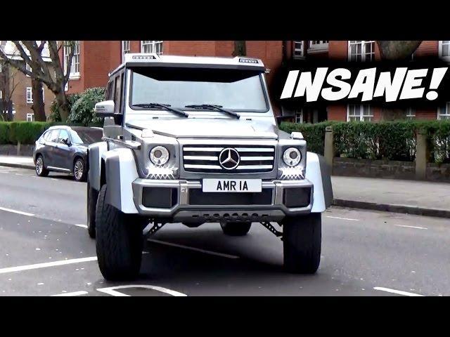 DRIVING NEW MERC 4x4² TANK AROUND LONDON!!