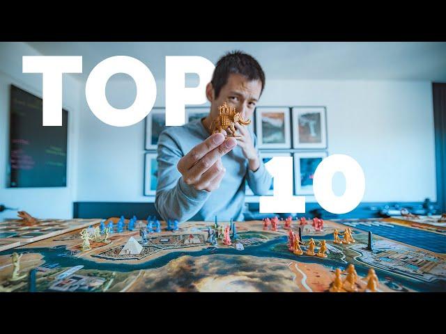 TOP 10 BOARD GAMES! A Modern, Cinematic List Going into 2022