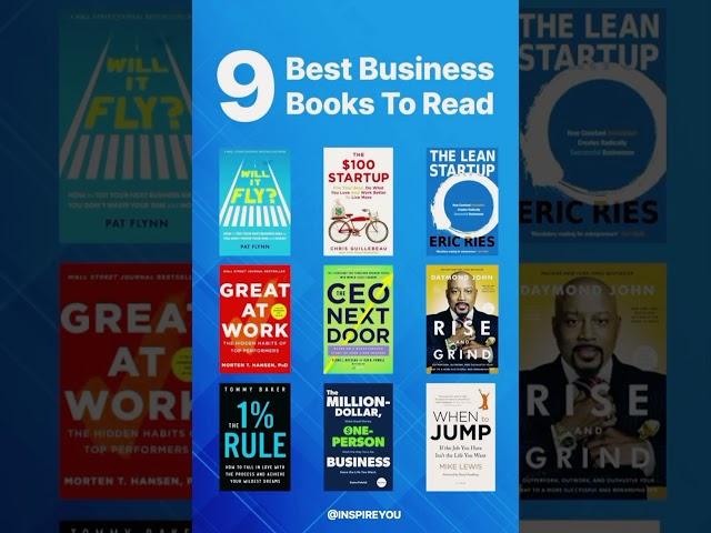  9 Must-Read Business Books to Transform Your Mindset & Career #growth #goals #success #motivation