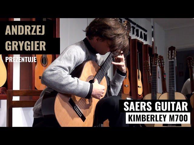 Saers Guitar Kimberley M700 - Antonio Jose - Sonata part IV Finale performed by Andrzej Grygier