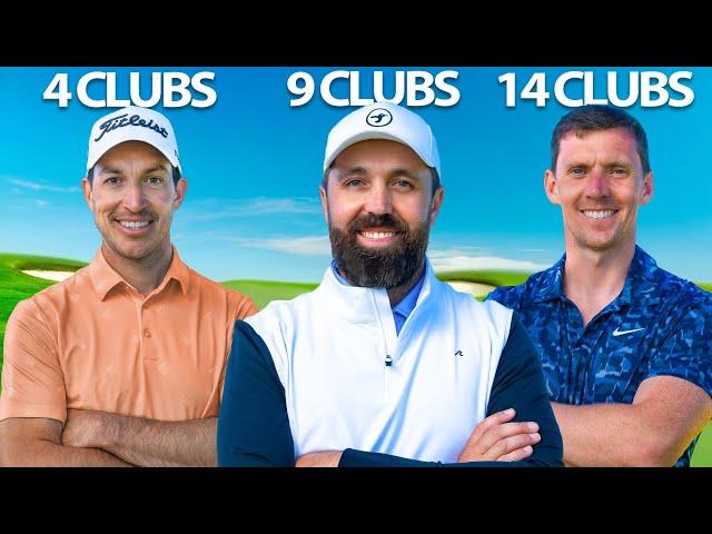 Tour Pro (4 clubs) Vs Rick (9 clubs) Vs Average Golfer (14 clubs)