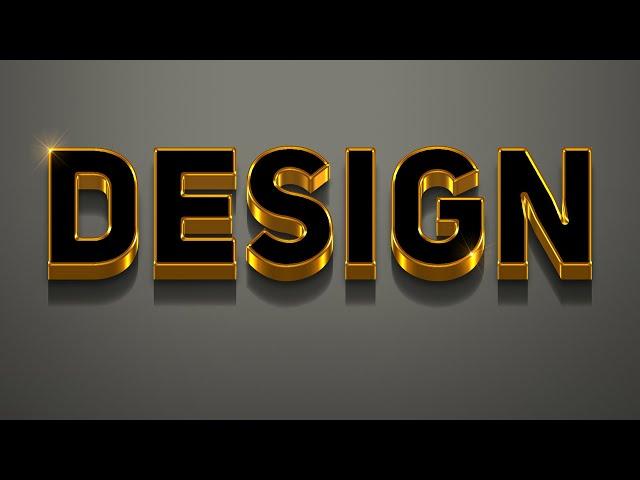 3d logo design in photoshop | making a logo in photoshop | 3d graphic design in photoshop