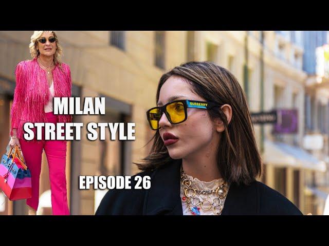 WHAT EVERYONE IS WEARING IN MILAN  → Milan Street Style Milan Fashion → EPISODE.26