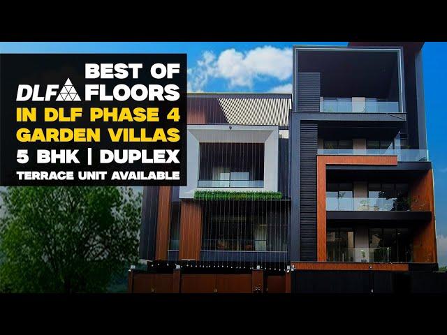 Exclusive 5 BHK Builder Floor in DLF Phase 4 | DLF Garden Villas | Must See!