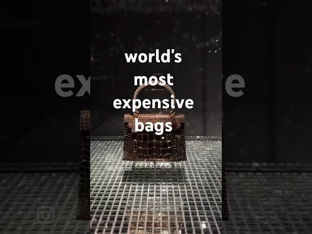 world's most expensive bags #purse #handbags #hermesbirkin #hermesbag #fancybags #bag #wallet#girls