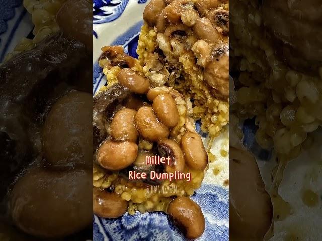 Millet Rice Dumpling 🩷 #millet #ricedumpling #dragonboatfestival