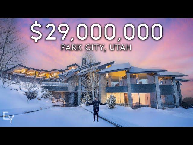 Touring a Futuristic Glass Mountain Home During a Snow Storm!