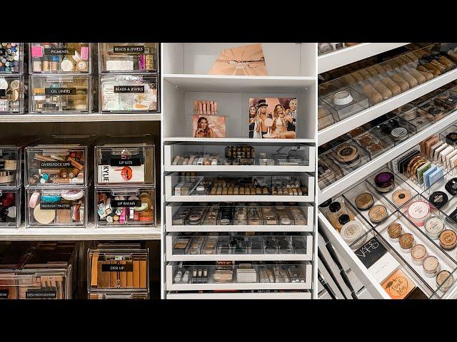 I HAVE WAY TOO MUCH MAKEUP HERE IS HOW WE ORGANIZED IT