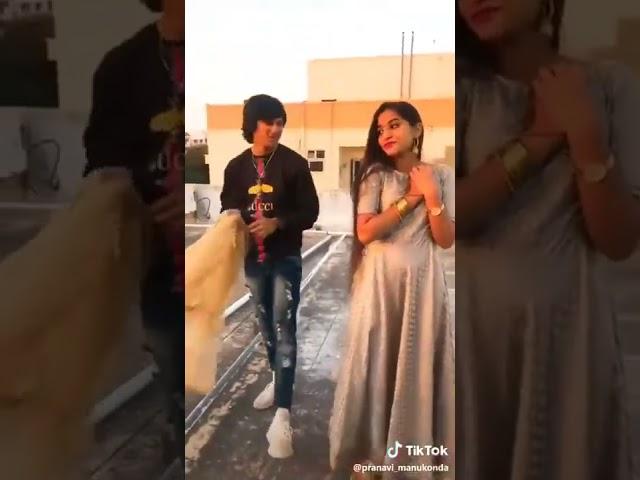 Chi Pranavi Manukonda and Nikhil devadula latest TikTok Dubmash Videos  #pranavi #manukonda #nikhil