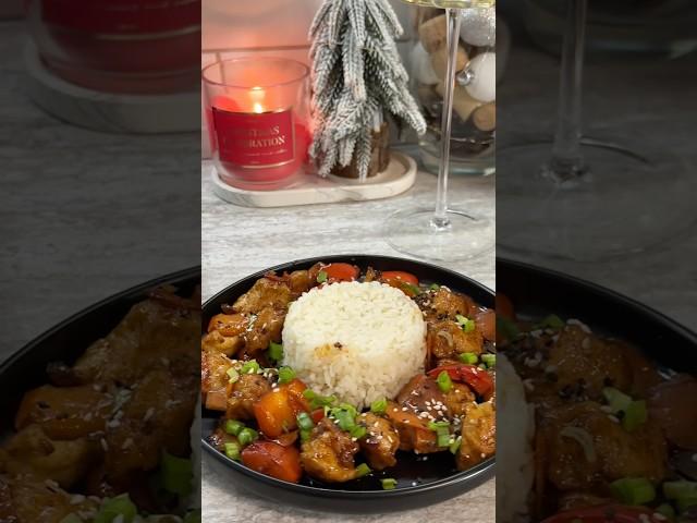 Курица с овощами в кисло-сладком соусе  #курицавсоусе #рецепты #рекомендации
