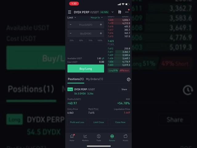 #crypto trading #trading live #dydx