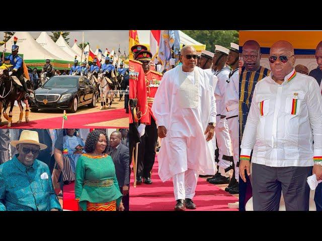 Breathtaking arrival of Prez Mahama, Fmr Prez Akuffo Addo & Vice Naana @68 Independence Day celeb..