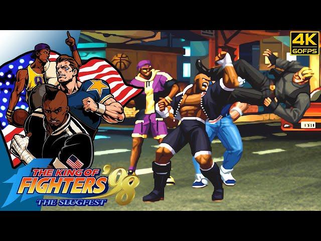 The King of Fighters '98 - American Sports Team (Arcade / 1998) 4K 60FPS