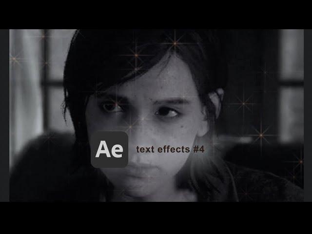 after effects text effects! #4 (2024)