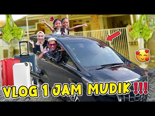 VLOG 1 JAM MUDIK LEBARAN!! CAPEK DIPERJALANAN GUYS!!