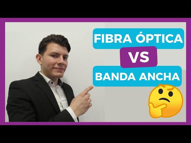 Diferencia entre Internet BANDA ANCHA vs FIBRA ÓPTICA  | ¿Qué es el Cable Coaxial?