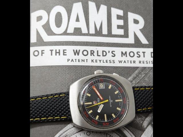 c1970 Roamer Stingray S men's vintage divers watch, with internal bezel.  Model ref' 471.9120.602