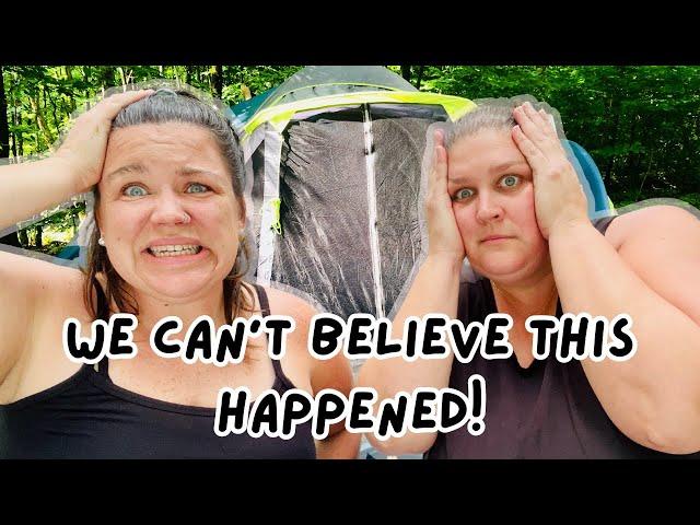 CAN'T BELIEVE THIS HAPPENED WHILE TENT CAMPING | FRANCONIA NOTCH SP | LAFAYETTE PLACE CAMPGROUND