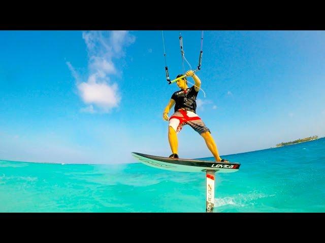 Fly Over Water - Maldives