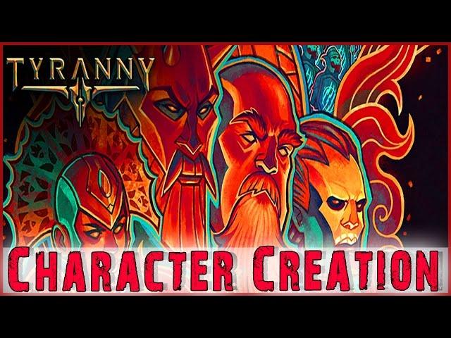 TYRANNY CHARACTER CREATION, CUSTOMIZATION & CONQUEST Walkthrough Gameplay |  PC Full HD