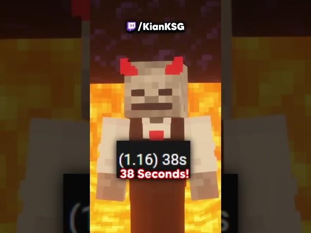 Beating a Minecraft World Record...