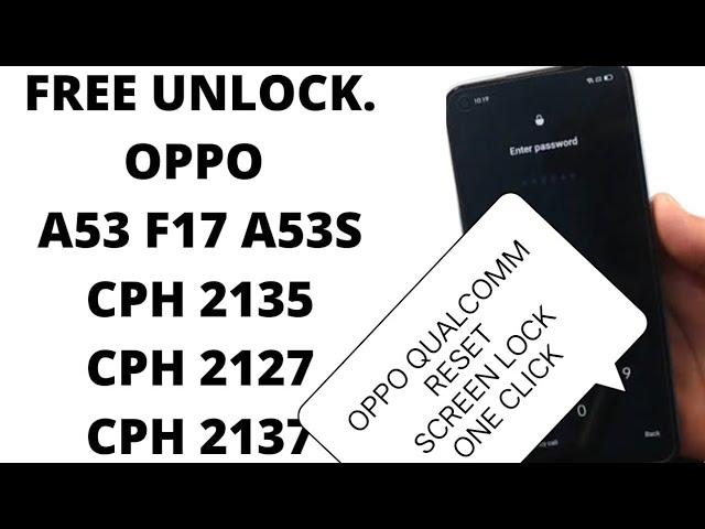 OPPO Qualcomm Screen Lock Reset One Click Apple Tech 786