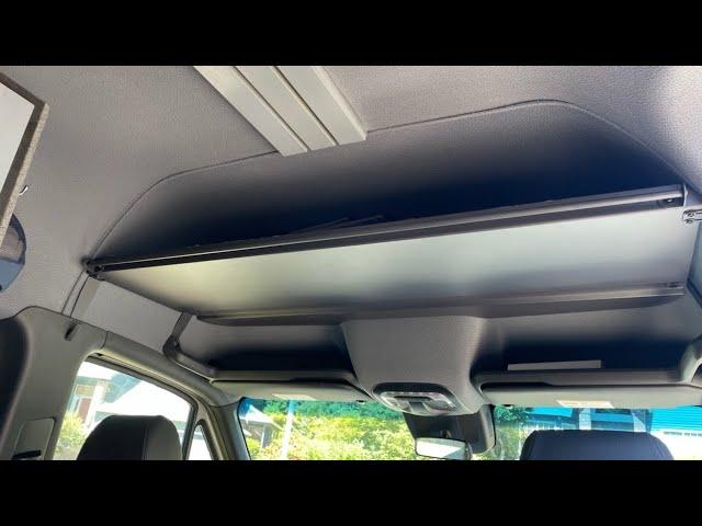 White top adventures headliner shelf installation video