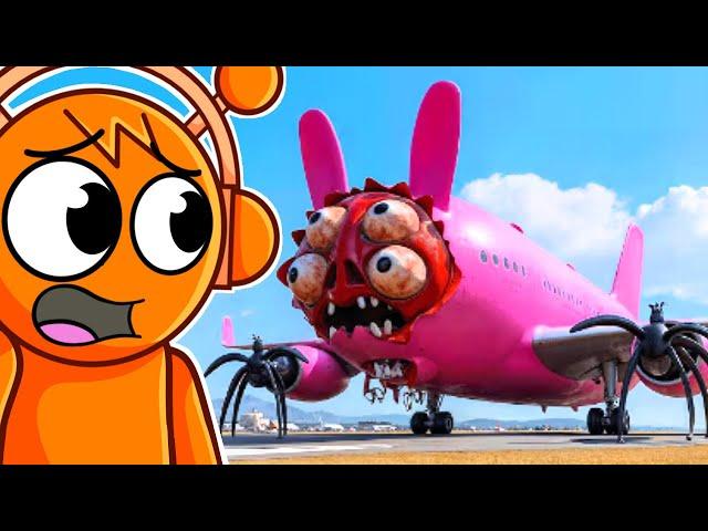 PINKI INFECTED SKY | SPRUNKI In REAL LIFE MOVIE