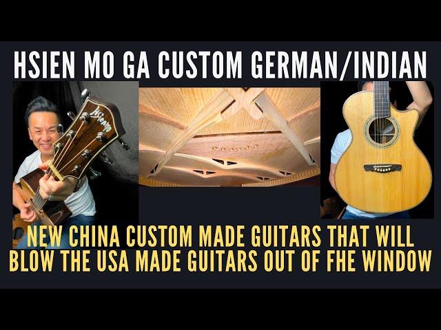 HsienMo Grand Auditorium GA Custom German/Indian Rosewood Guitar Review in Singapore 