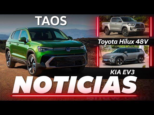 Cambios en Volkswagen Taos para 2025 , Toyota Hilux se electrifica y más... | Noticias