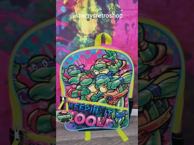 Ninja Turtle Glitter Girl Backpack #80s #1983 #oldschool  #sherrysretroshop