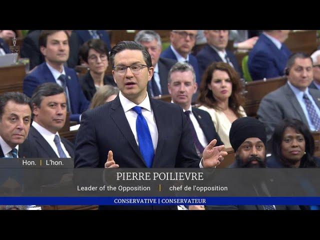 Poilievre serenades Trudeau with 'New York, New York'