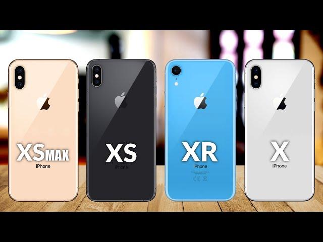 Apple iPhone XS Max VS iPhone XS VS iPhone XR VS iPhone X Full Review