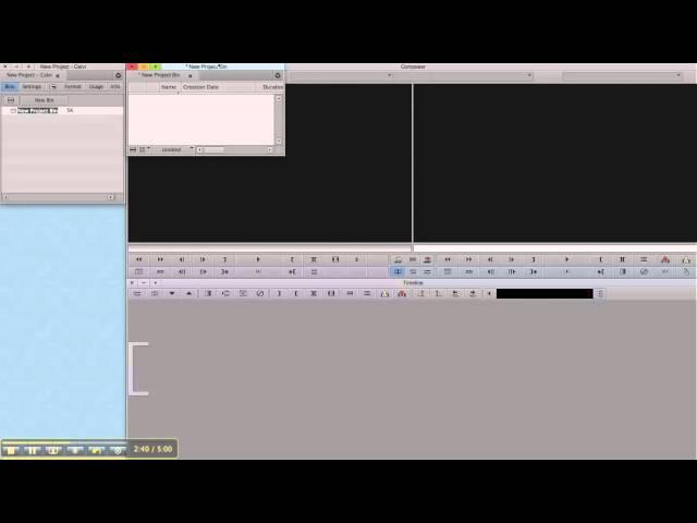 Avid 1- Setting up Your User