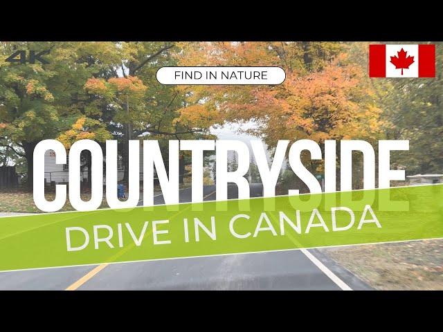 Countryside drive in Canada 