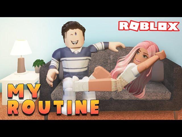 My REAL LIFE Daily Routine!! | Roblox Bloxburg Roleplay