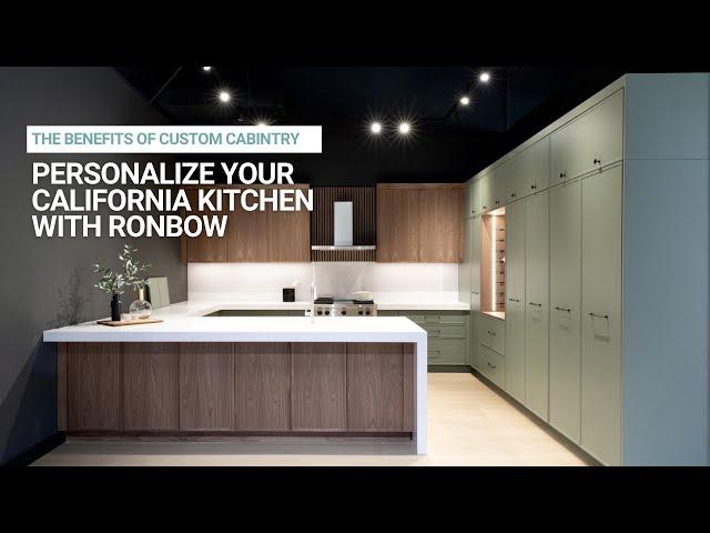 The Benefits of Custom Cabinetry: Personalize Your California Kitchen with RONBOW