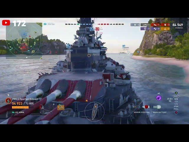 Showing The World Just How Terrible Iowa Class Battleships Are in World of Warships Legends!