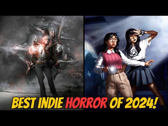 Top 10 BEST Indie Horror Games Of 2024!