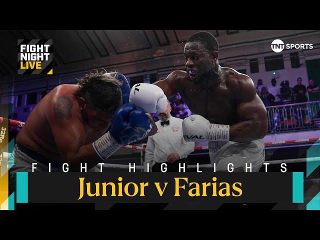 FEROCIOUS STOPPAGE!  | Aloys Junior vs Pablo Farias | Fight Night Highlights