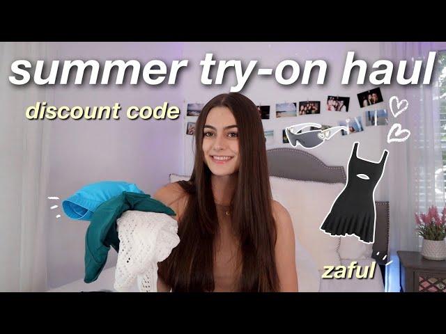 HUGE SUMMER TRY-ON CLOTHING HAUL 2023️ ZAFUL haul + discount code!