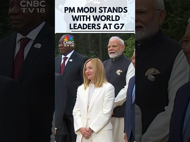 PM Modi Stands Alongside World Leaders At 2025 G7 Summit  | 51st G7 Summit At Canada | N18G