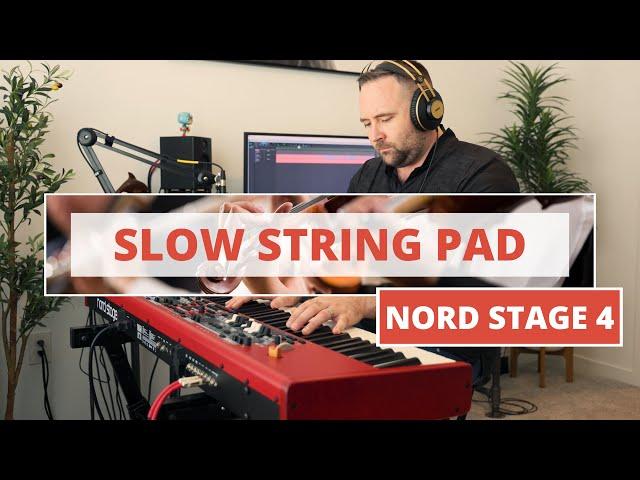 Nord Stage 4 - Slow String Pad Layered Sound