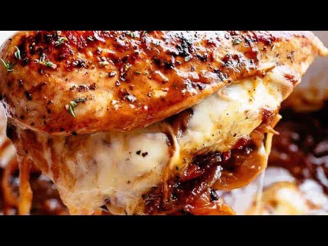 FRENCH ONION STUFFED CHICKEN