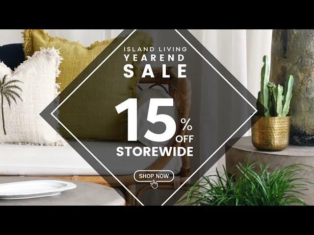 Islandliving Yearend 15% OFF Storewide Sale!