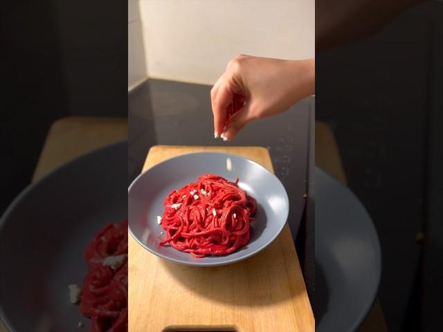What I Ate for Lunch - Beetroot Pasta Edition #shorts # #foodie #whatieatinaday #pasta #recipe #food