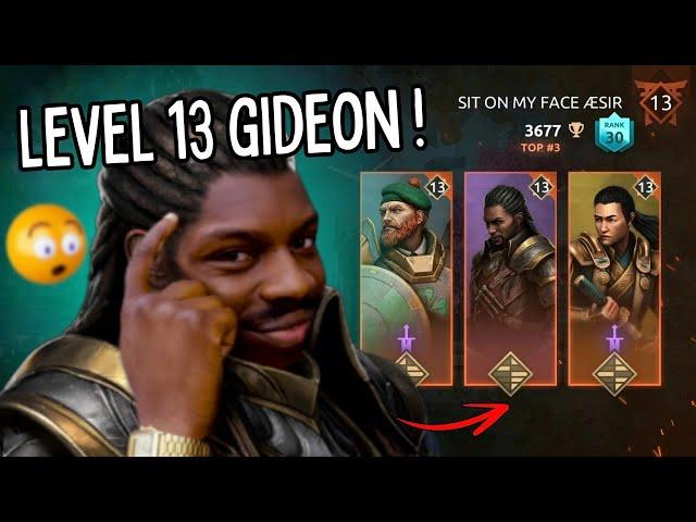 My Experience Facing Max level 13 Lord Gideon  Too powerful? || Shadow Fight 4 Arena