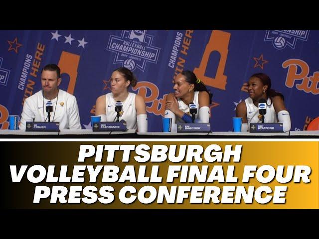 Pittsburgh Volleyball NCAA Final Four Press Conference (12/18/24)